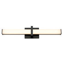 Golden 5623-B24 BLK-OP - Golden Lighting Elon Integrated LED 24in Vanity in Matte Black